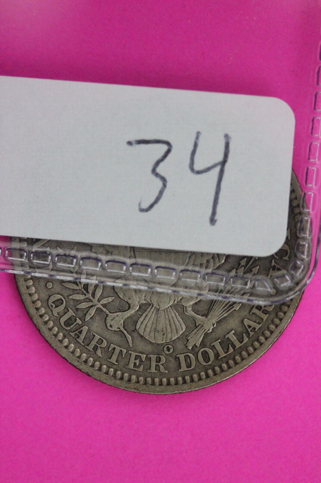 1906 O Barber Liberty Silver Quarter Scarce Semi Key Date New Orleans Mint 34