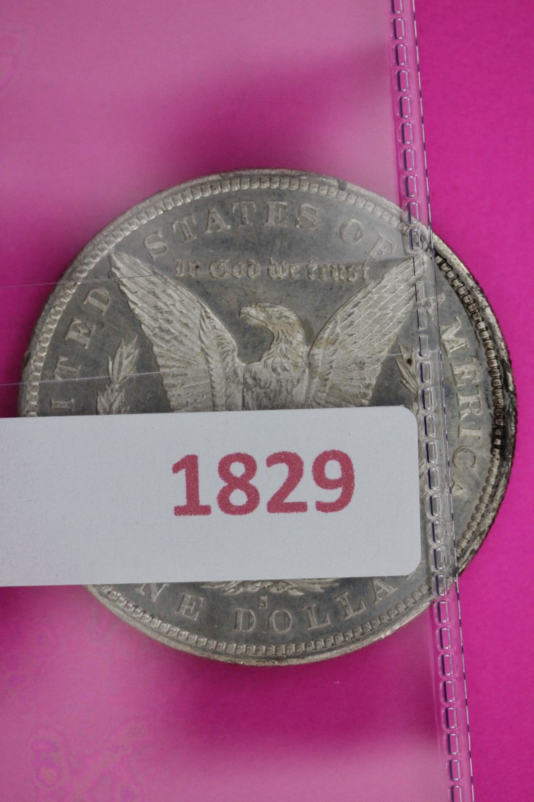 High Grade 1880 S Morgan Liberty Silver Dollar Guaranteed Authentic Coin 1829