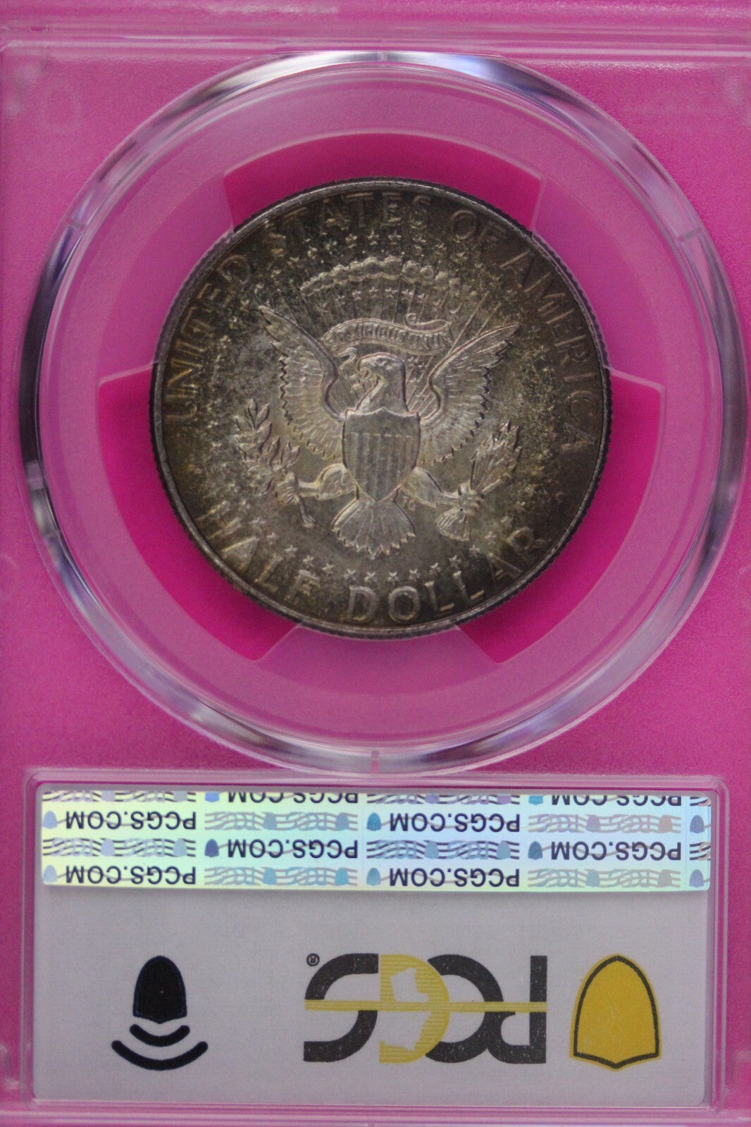 Toned 1964 P Silver MS 65 John F Kennedy Silver Half Dollar PCGS Graded 322