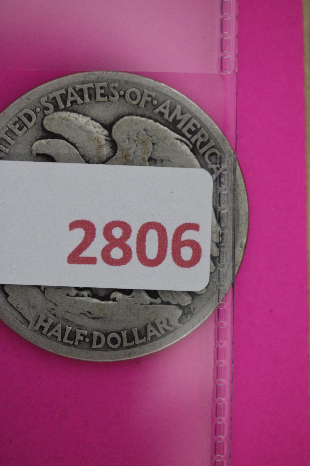 1916 D Walking Liberty Half Dollar Silver Exact Coin Shown Low Grade Filler 2806