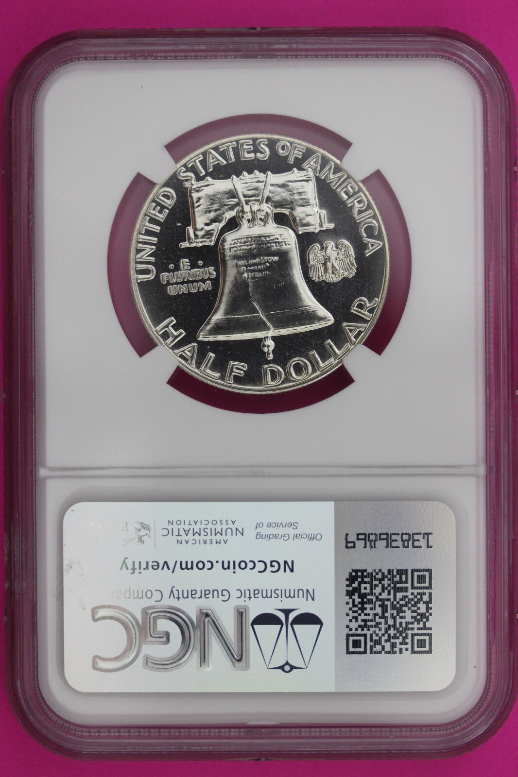 1959 PF 67 Ben Franklin Half Dollar NGC Graded Certified Authentic Slab 1134