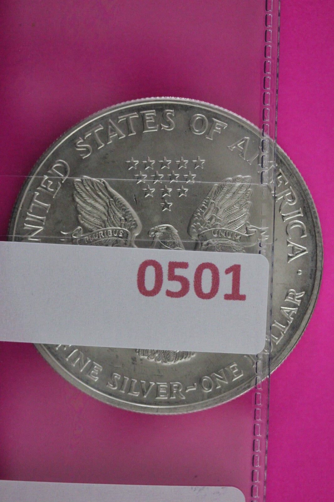 Colorized 2002 American Silver Eagle 1 Ounce .999 Fine Exact Coin Shown N0501