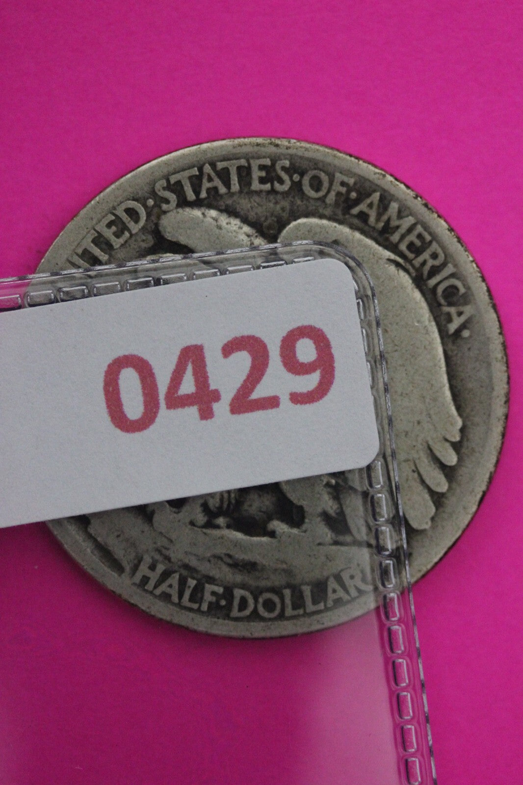 1920 D Walking Liberty Walker Half Dollar Coin Semi Key Date Coin Genuine 0429N