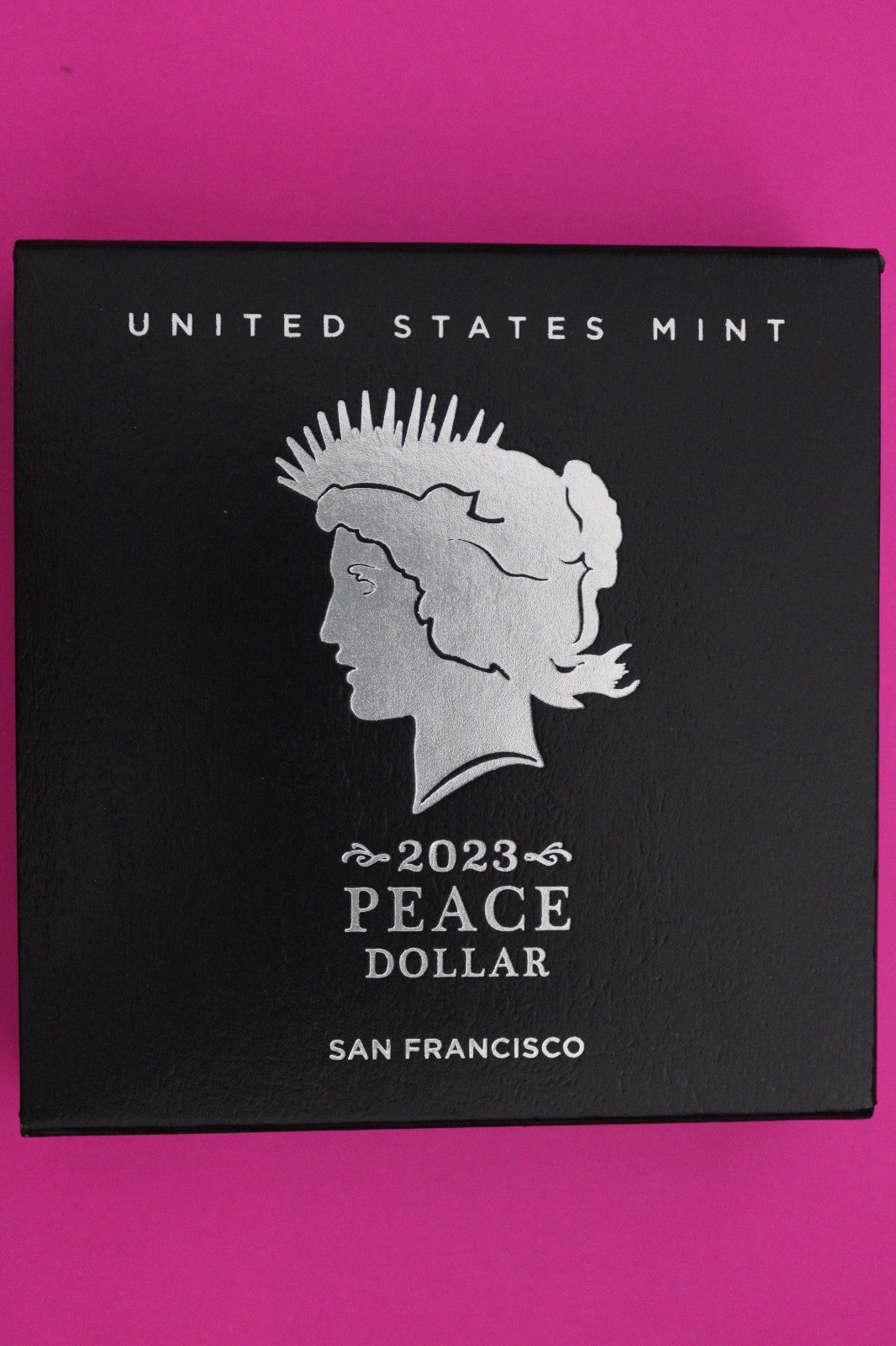 Gem Deep Cameo Proof 2023 S Peace Silver Dollar 999 Fine Mint Box & COA 6076
