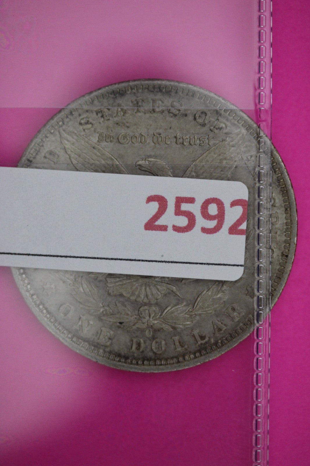 1891 O Morgan Liberty Silver Dollar Guaranteed Authentic & Genuine Coin 2592