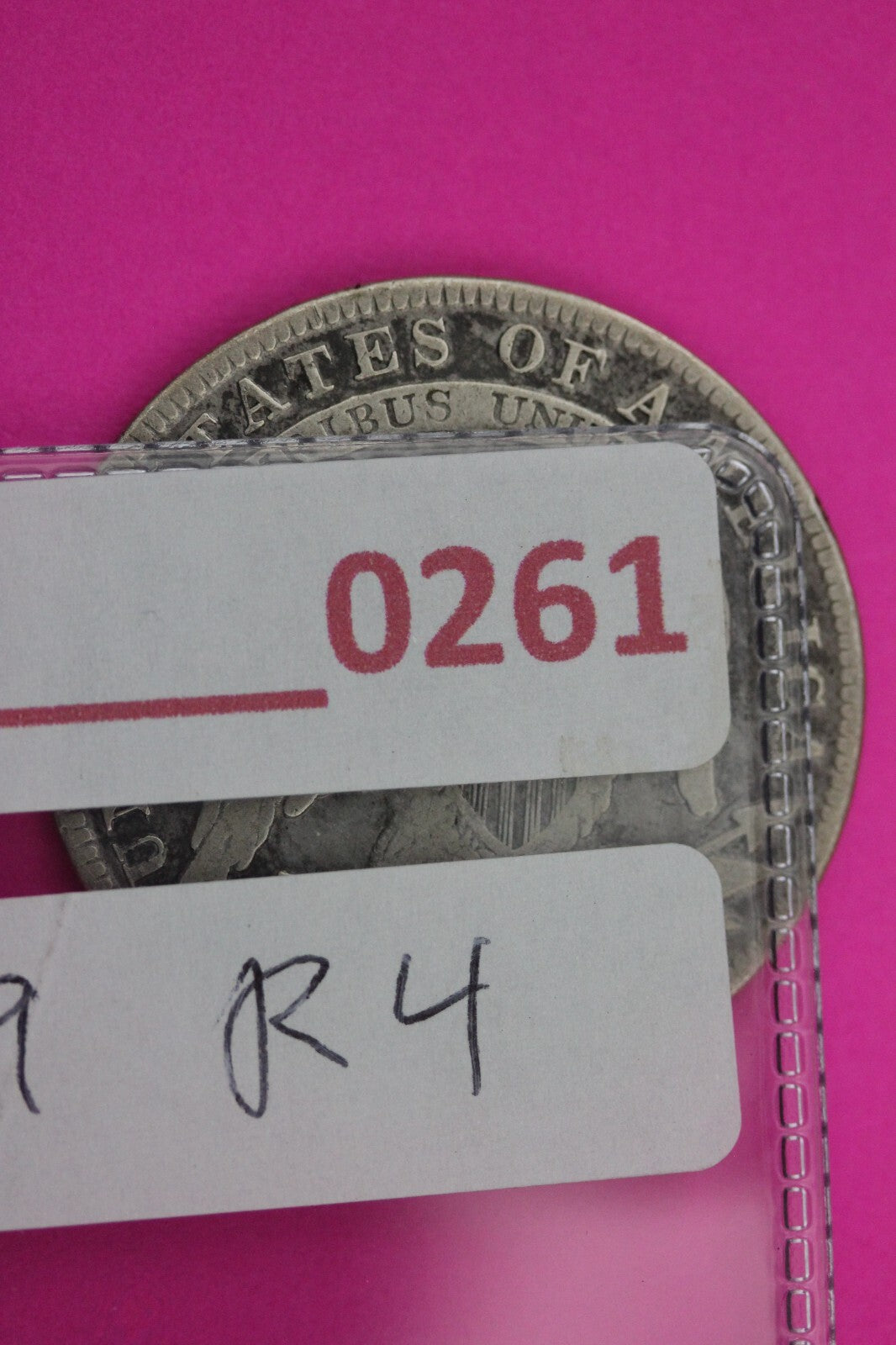 1834 Cap Bust Liberty Half Dollar O-119 R4 Silver Semi Key Date Authentic 0261N