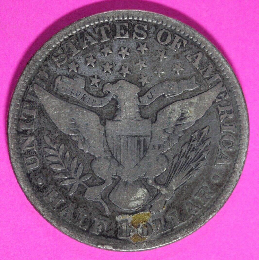 1897 P Barber Liberty Half Dollar Scarce Semi Key Date Coin Philadelphia 215