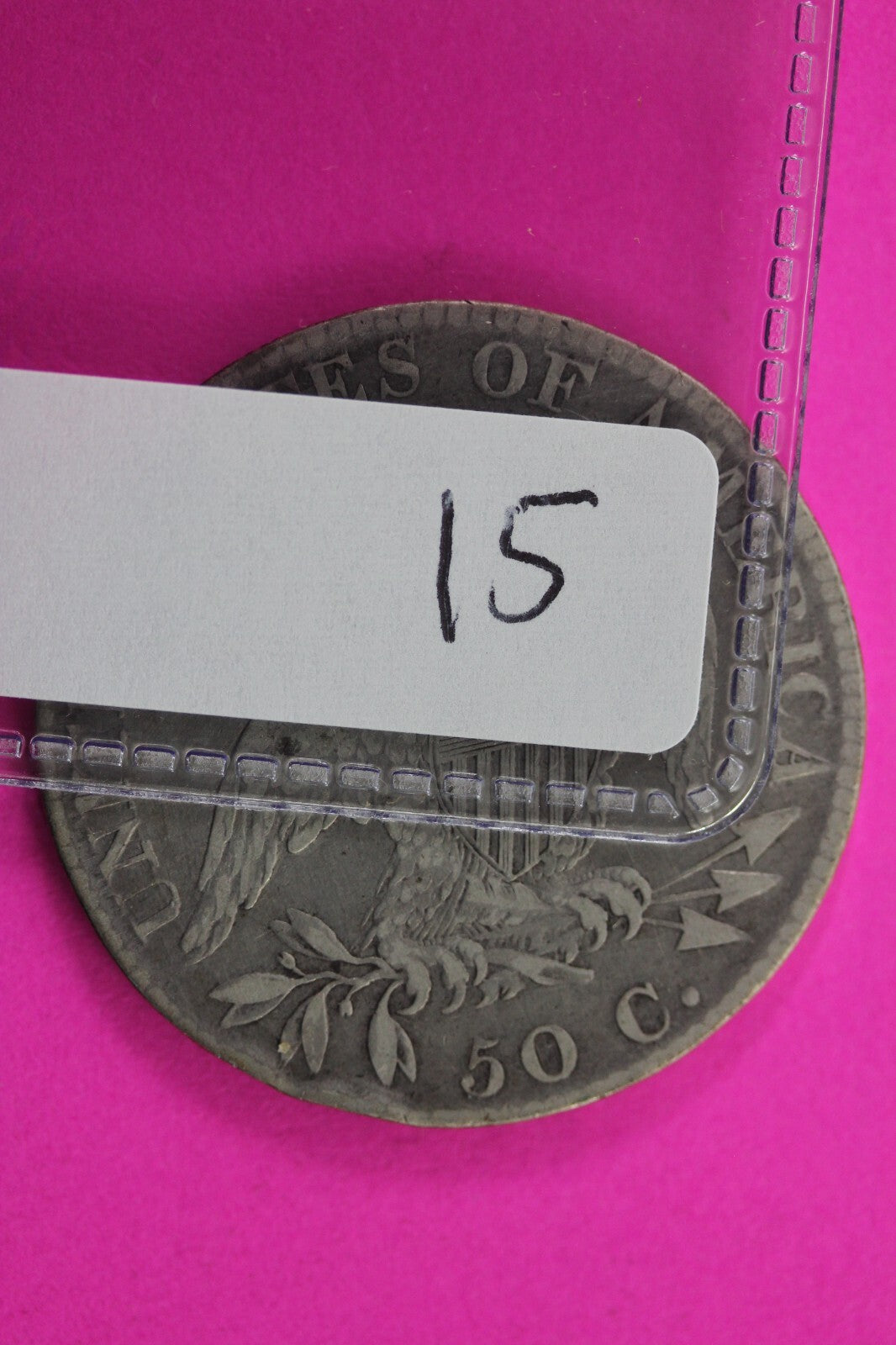 1823 Capped Bust Half Dollar Exact Coin In Pics Silver Rare Semi Key Date 15