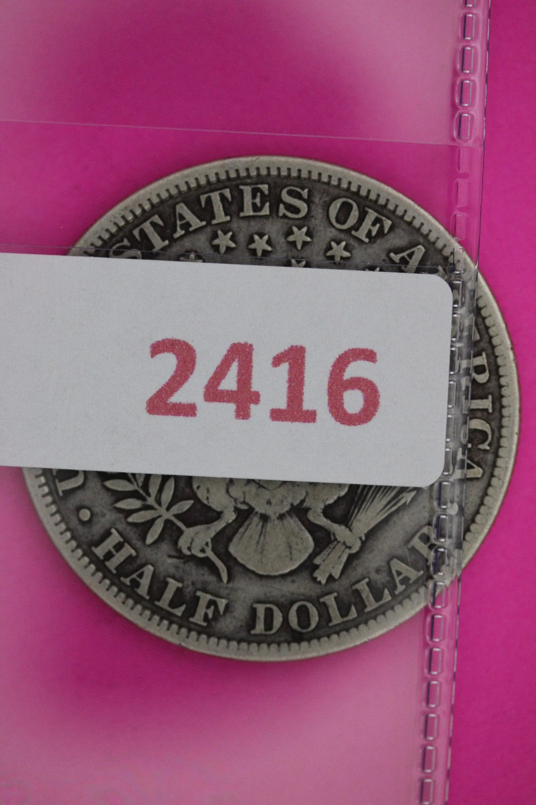 1907 P Barber Liberty Half Dollar Coin Guaranteed Authentic & Genuine 2416