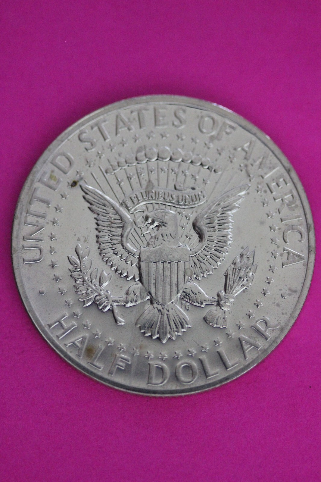 Accented Hair 1964 Proof John F Kennedy Silver Half Dollar Milk Spots N471