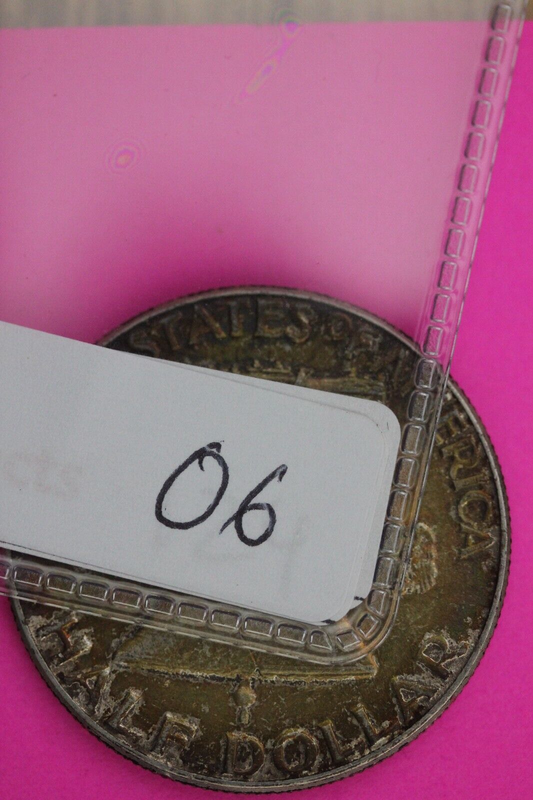 High Grade Toned 1963 P Ben Franklin Silver Half Dollar Exact Coin Shown 06