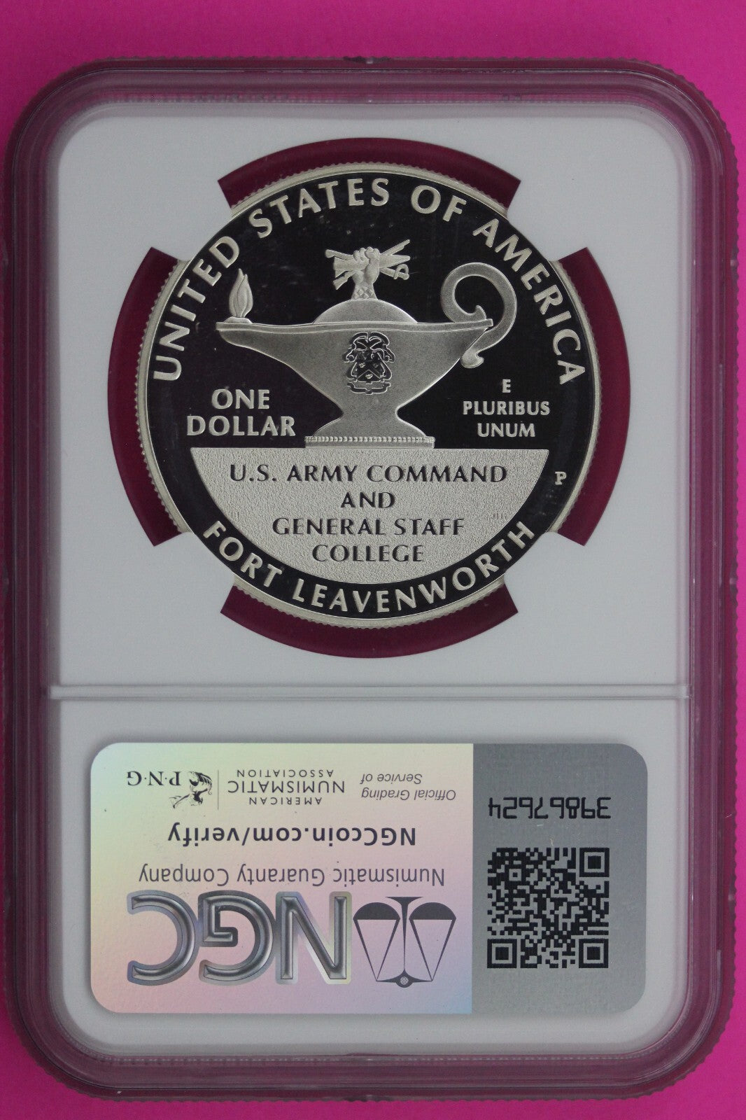 2013 P PF 69 Proof 5 Star Generals Commemorative Silver Dollar NGC Certified 328