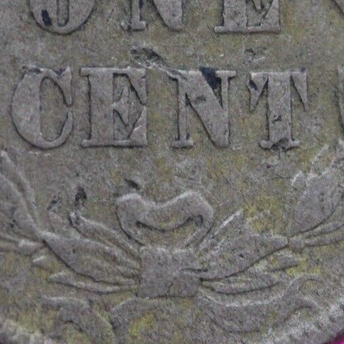 1859 Copper Nickel Indian Head Cent Penny Exact Early Type Coin Pictured 26