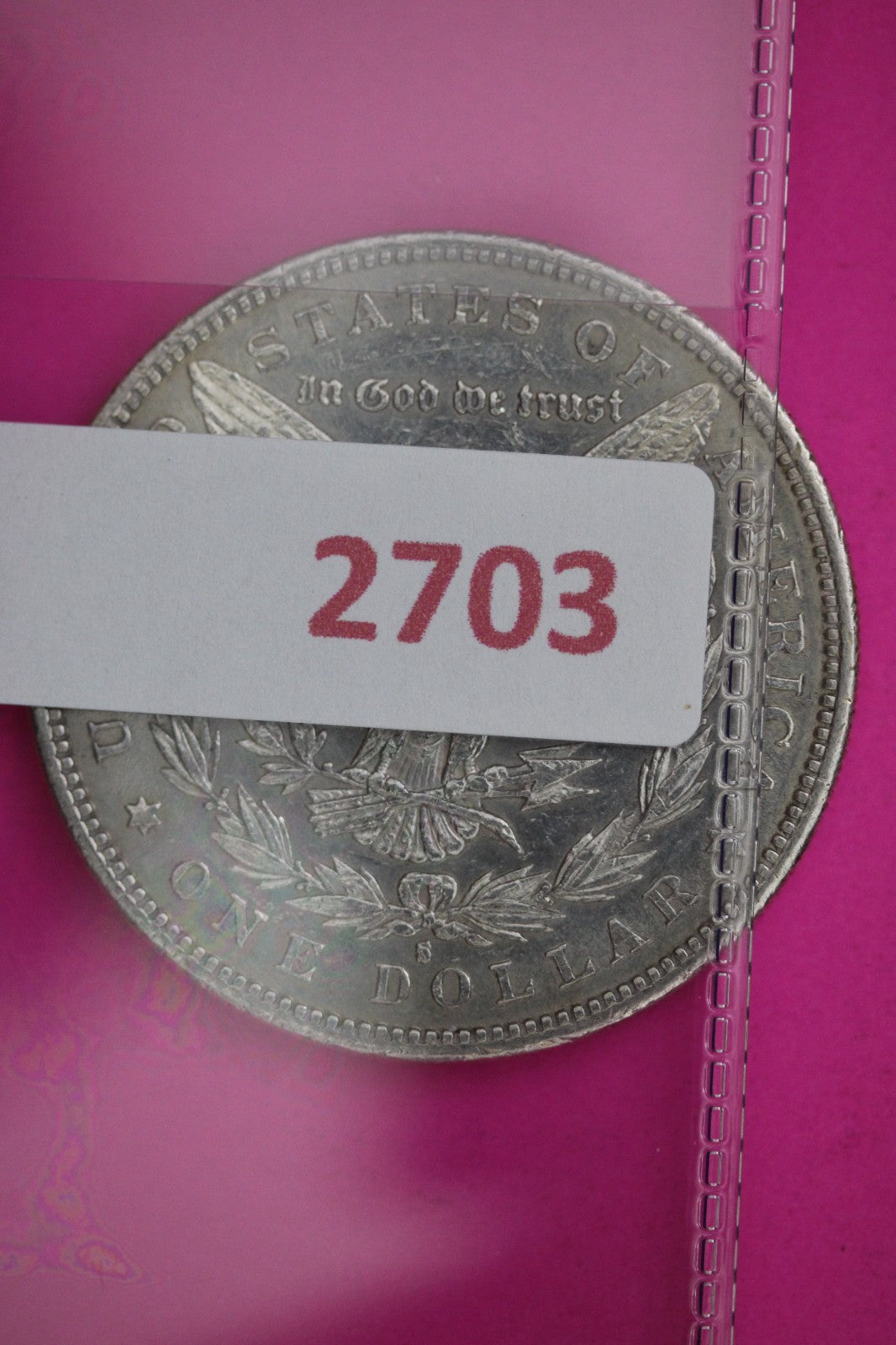 1886 S Morgan Lady Liberty Silver Dollar Guaranteed Authentic & Genuine 2703