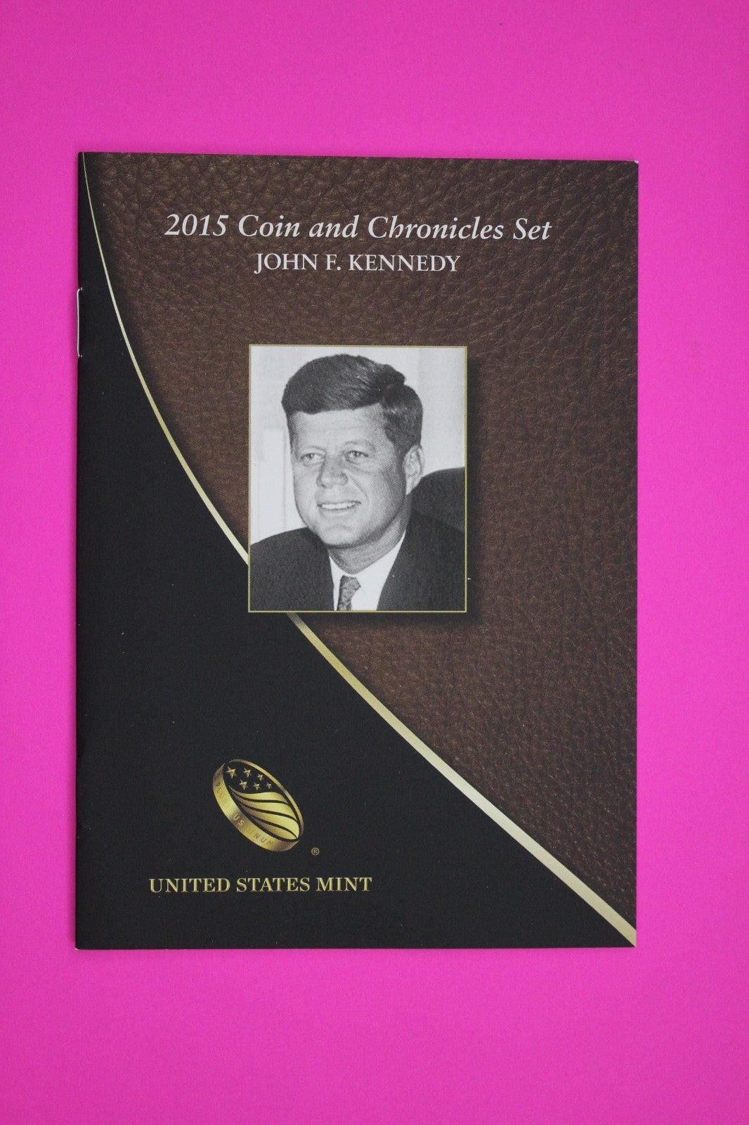 Gem 2015 John Kennedy Coins & Chronicles Mint Set 1 Ounce Silver Box & COA 7054