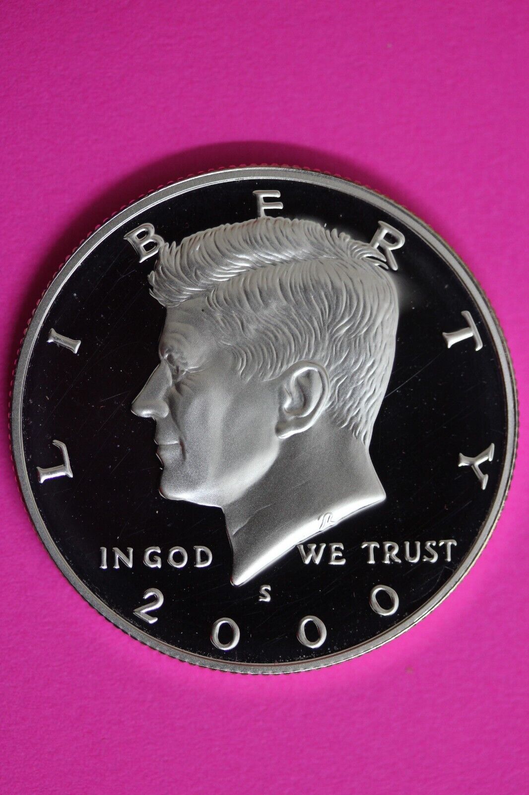 GEM Proof Silver 2000 S John F Kennedy Half Dollar Exact Coin Shown Tom 14
