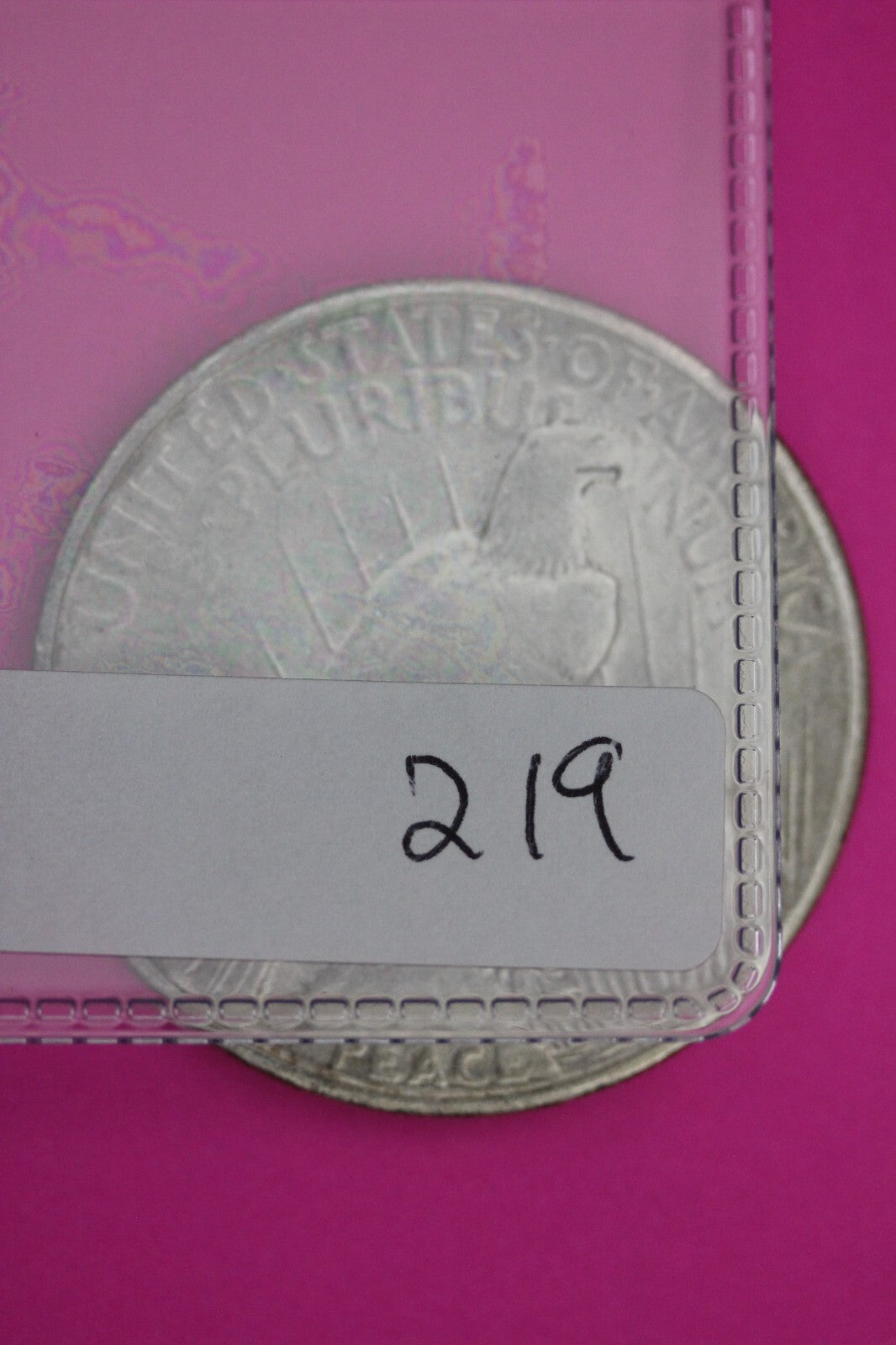 High Grade 1925 S Liberty Peace Silver Dollar San Francisco Mint Nice Luster 219