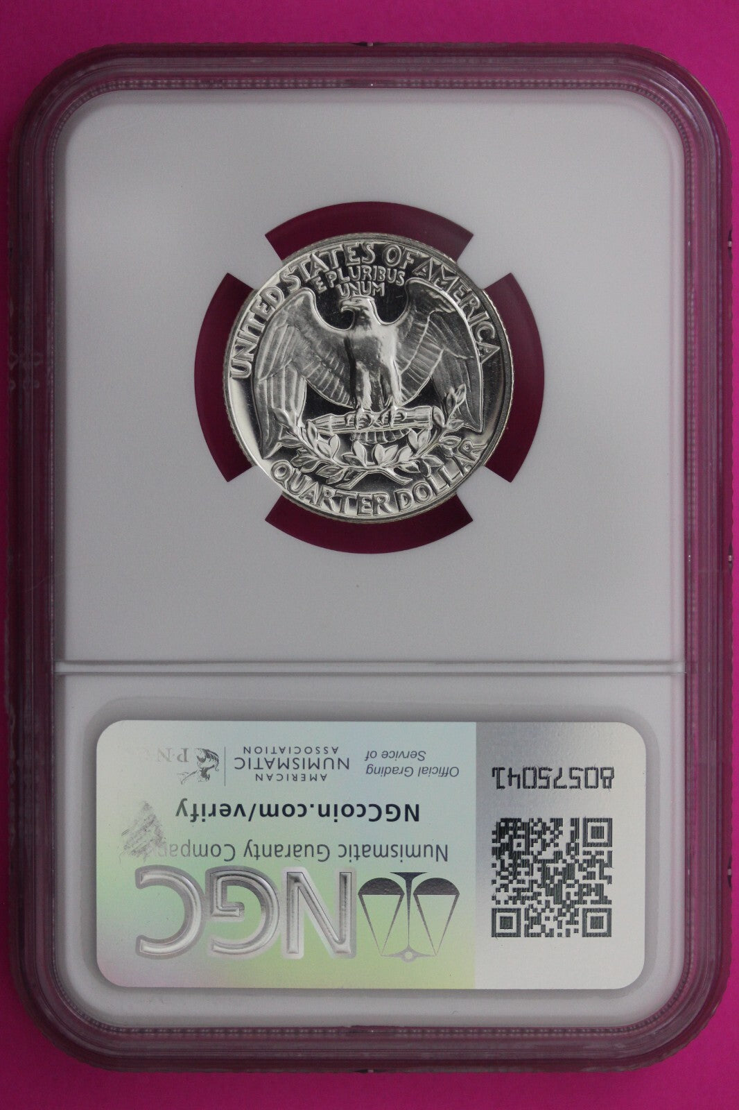 1959 PF 69 Proof Washington Silver Quarter NGC Certified Graded Authentic 422