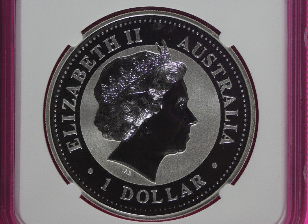 2000 MS 70 Year Of The Dragon Australia Lunar NGC Certified Authentic Slab 893