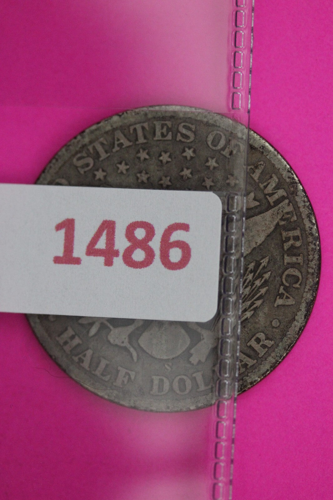 1909 Inverted S Barber Liberty Half Dollar Silver Coin Guaranteed Authentic 1486