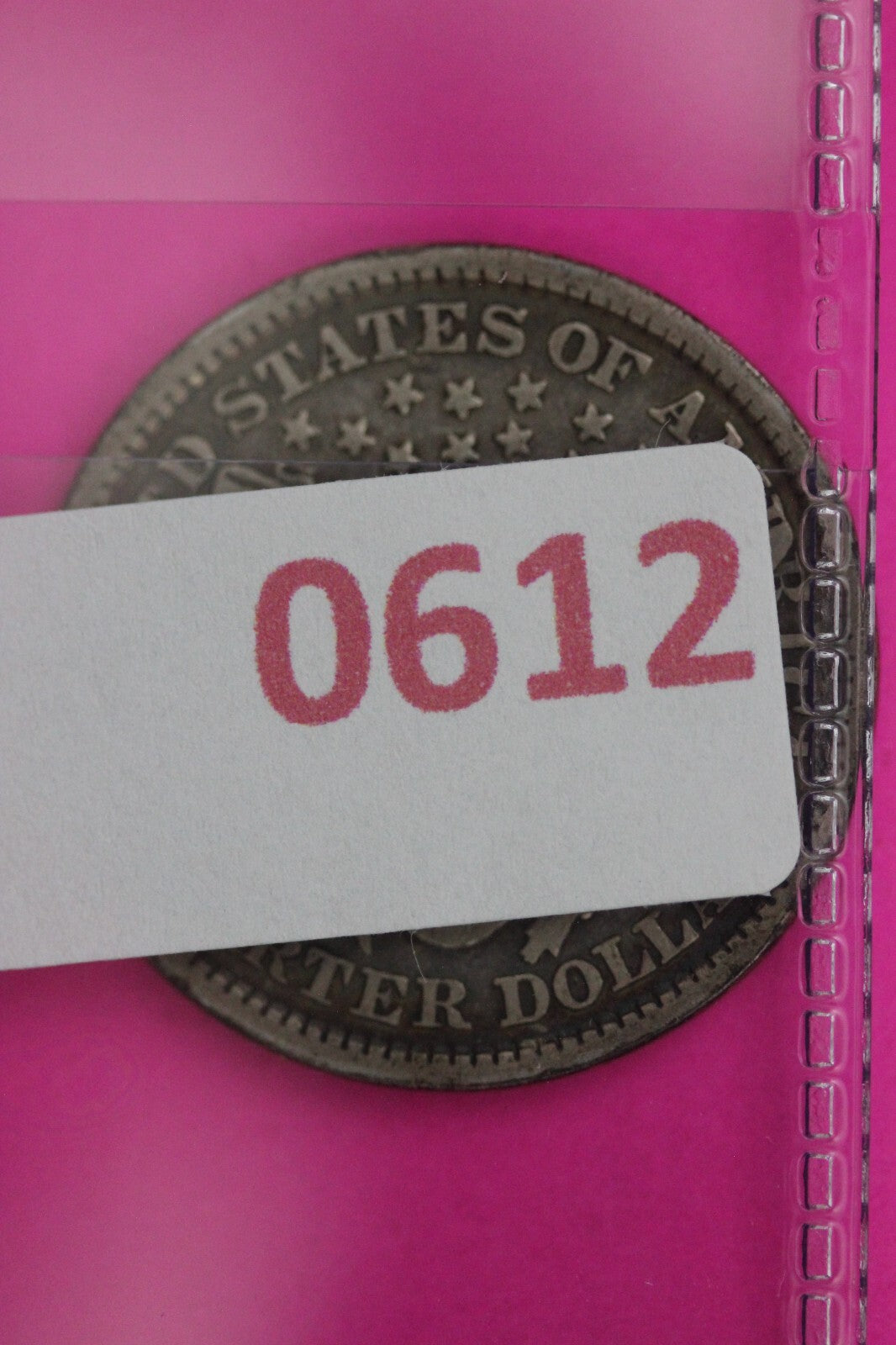1897 P Barber Liberty Silver Quarter Guaranteed Authentic & Genuine Coin 0612N