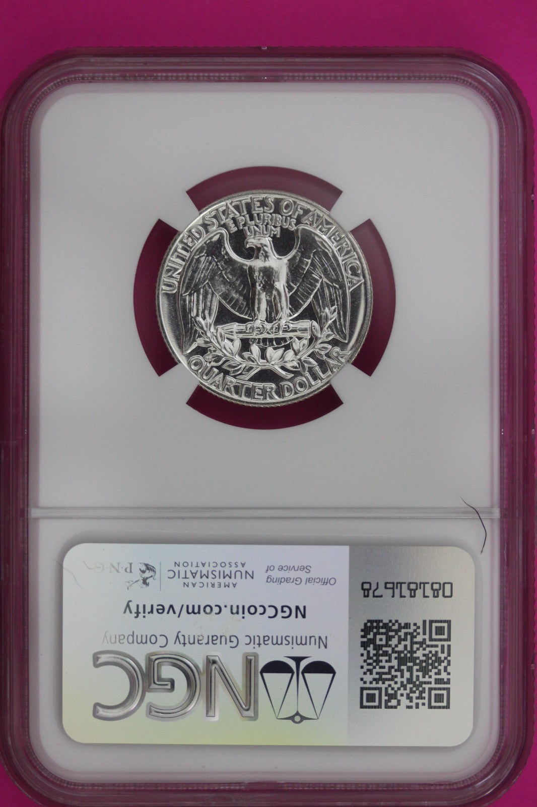 1961 PF 68 Proof Washington Silver Quarter NGC Certified Graded Authentic 854