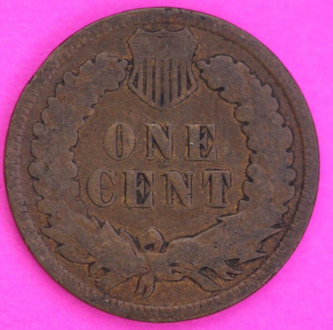 1898 8 Under Curl Snow 28 Indian Head Cent Penny Rare Type Exact Coin Shown 343