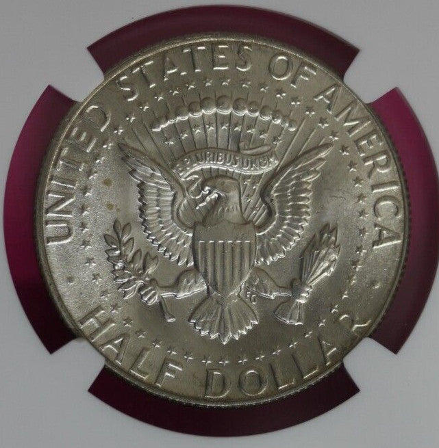 1969 D MS 64 Kennedy Half Dollar NGC Graded Certified Authentic Slab Silver 1369