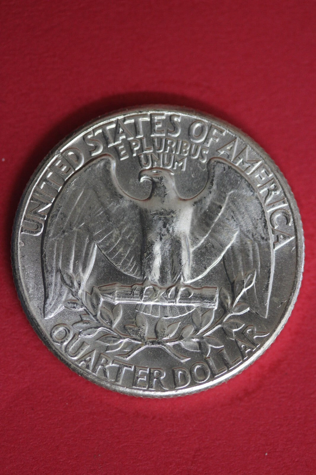 1963 Uncirculated Type B Reverse George Washington Quarter Exact Coin OCE 117