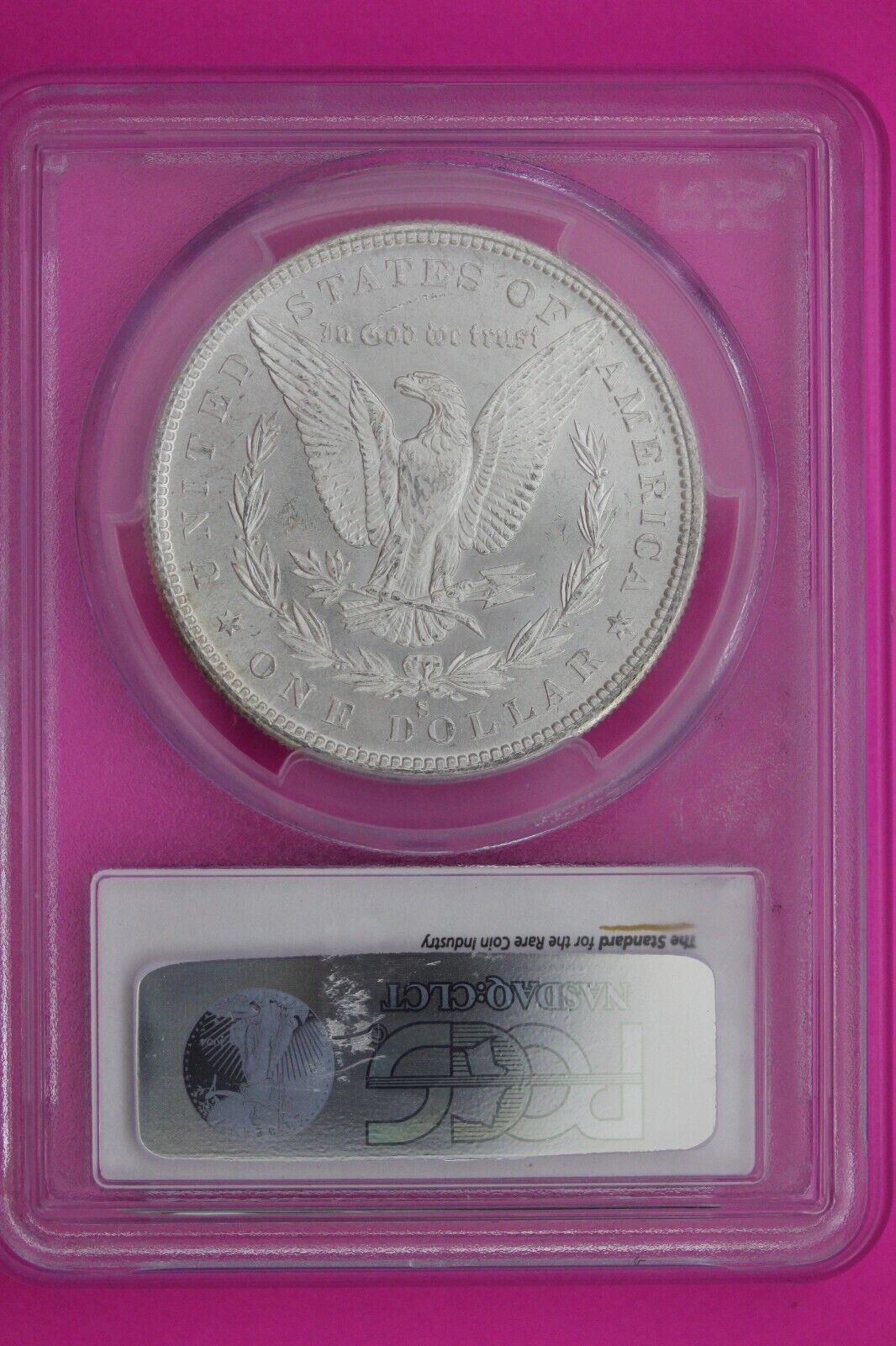 1880 S MS 65+ Liberty Morgan Silver Dollar PCGS Certified Authentic Slab 848