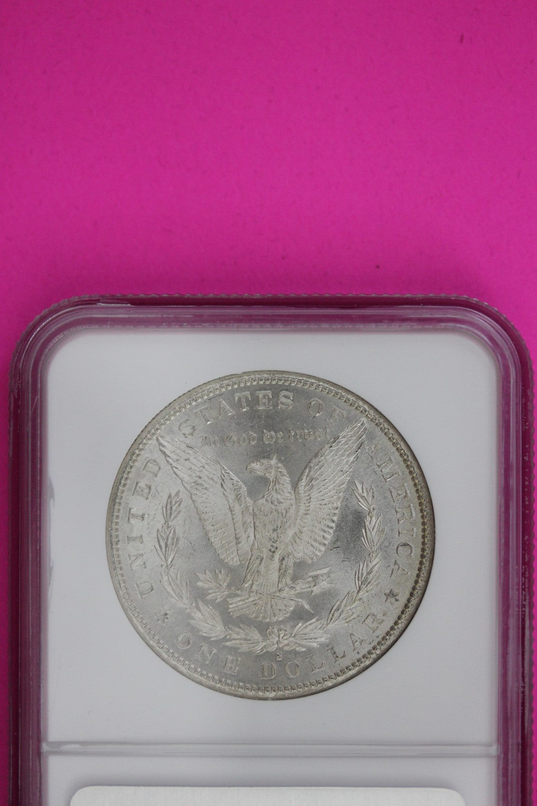 1881 S MS 63 Liberty Morgan Silver Dollar Coin NGC Certified Authentic Slab 1378