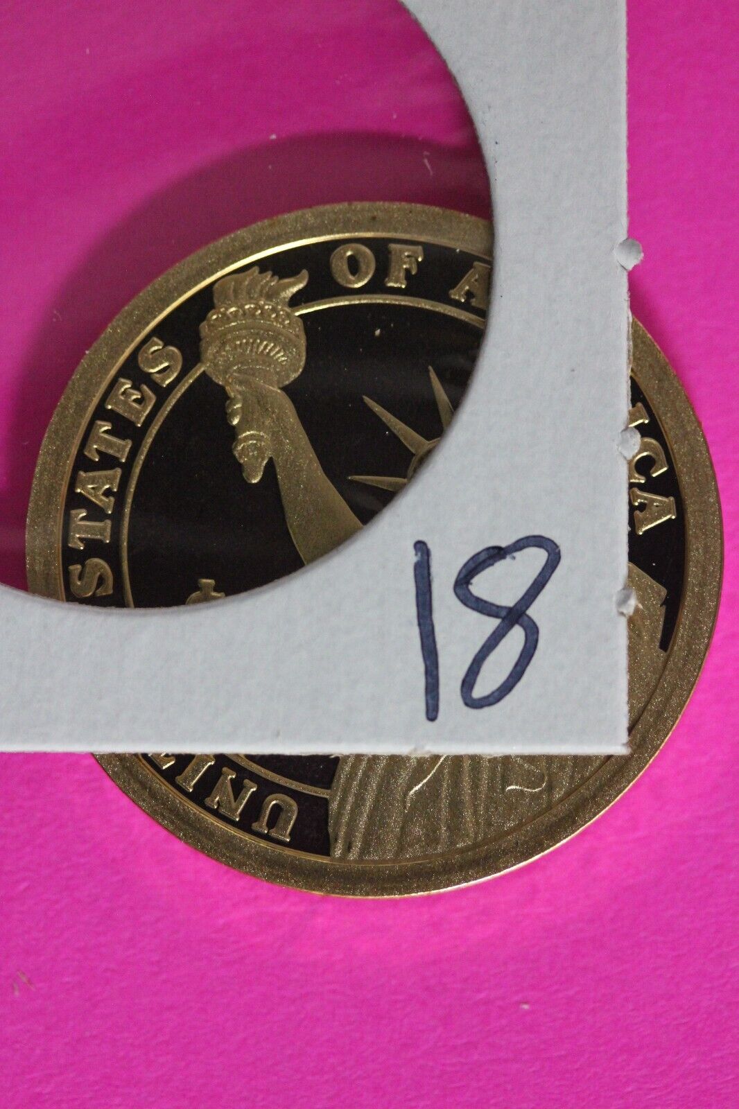 Proof 2012 S Grover Cleveland 1 Presidential Dollar DCAM Exact Coin Shown TOM 18