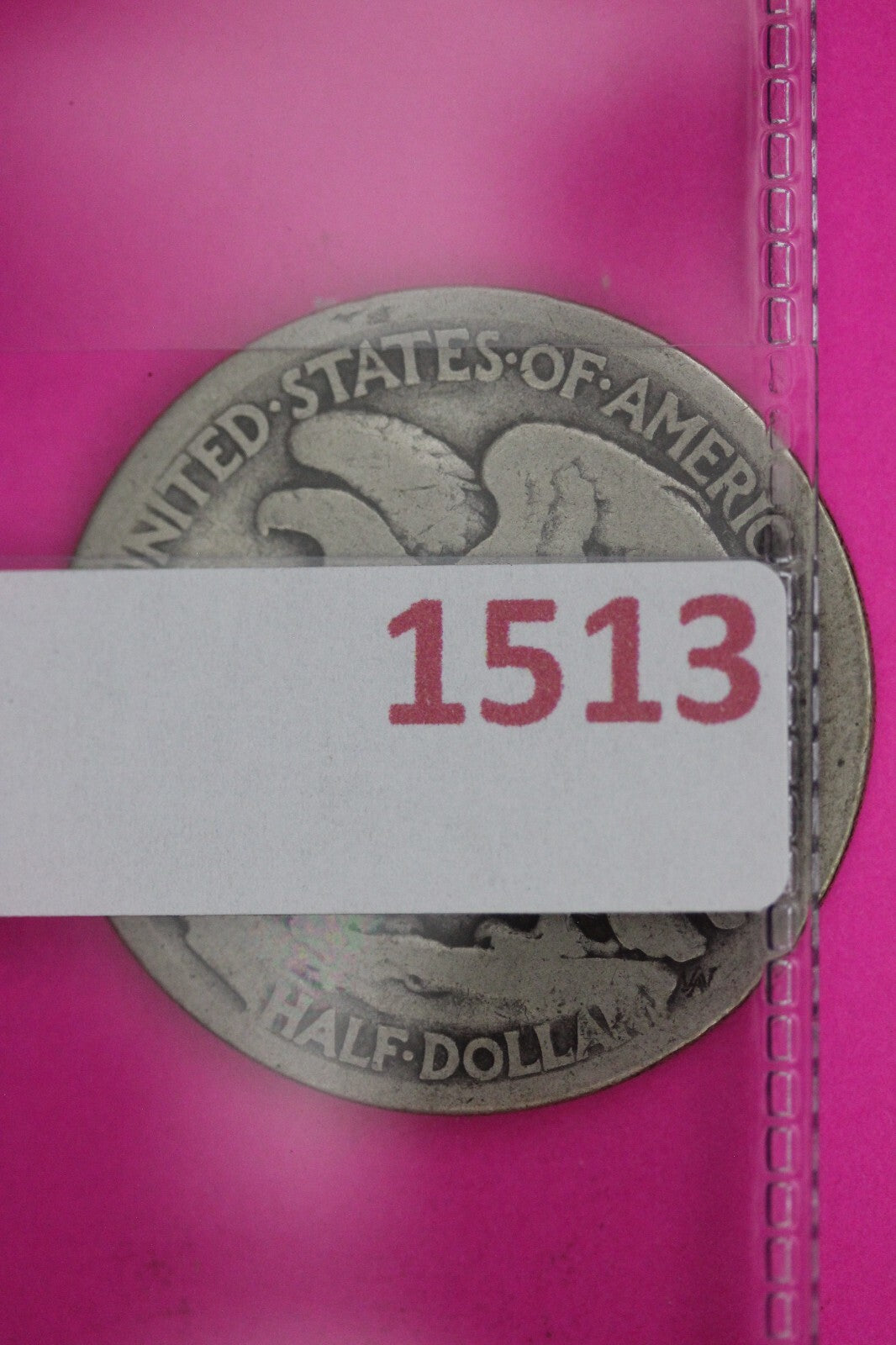 1917 Obverse D Walking Liberty Silver Half Dollar Guaranteed Authentic Coin 1513