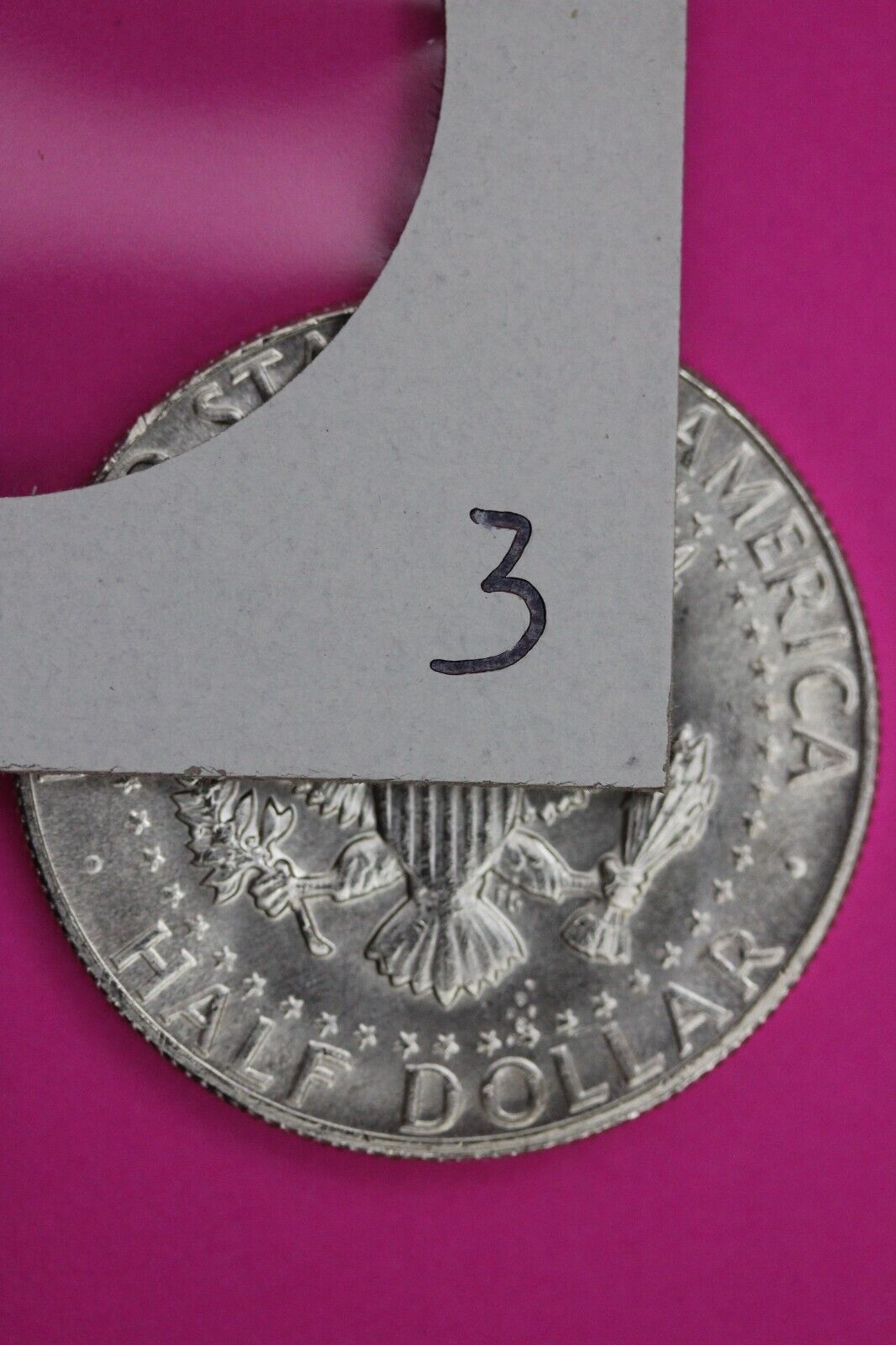 Gem BU 1969 D John F Kennedy Half Dollar 40% Silver Same Coin In Pics TOM 03