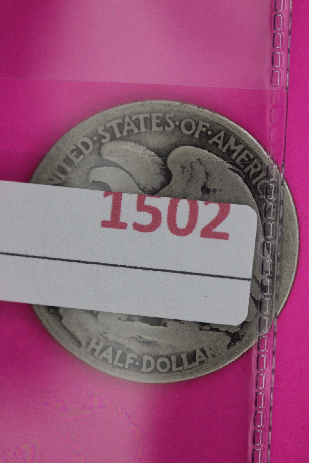 1919 D Walking Liberty Silver Half Dollar Guaranteed Authentic Genuine Coin 1502