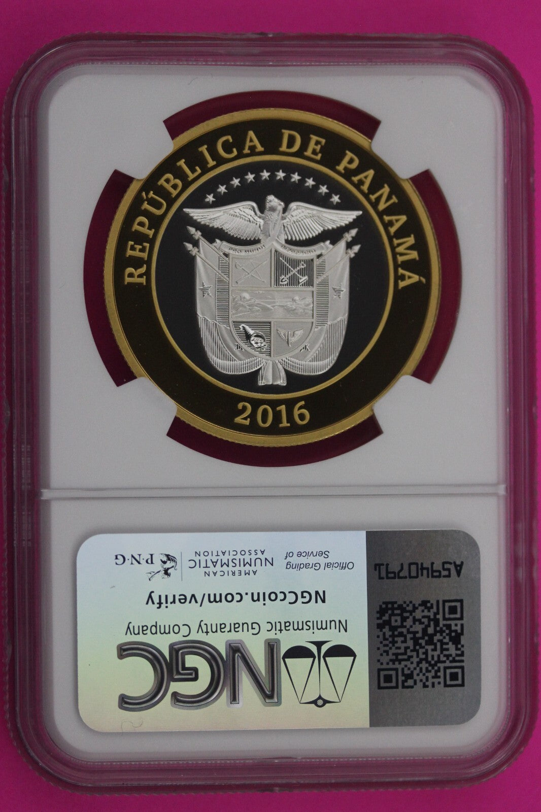 Top Pop 2016 PF 70 Gilt Panama 20 Balboa Passing Locks Canal Anniversary NGC 195