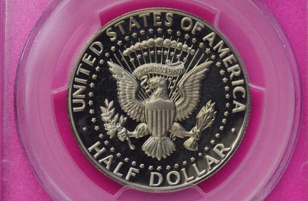 1984 S PR 69 Deep Cameo John Kennedy Clad Half Dollar JFK Label PCGS Slab 1120