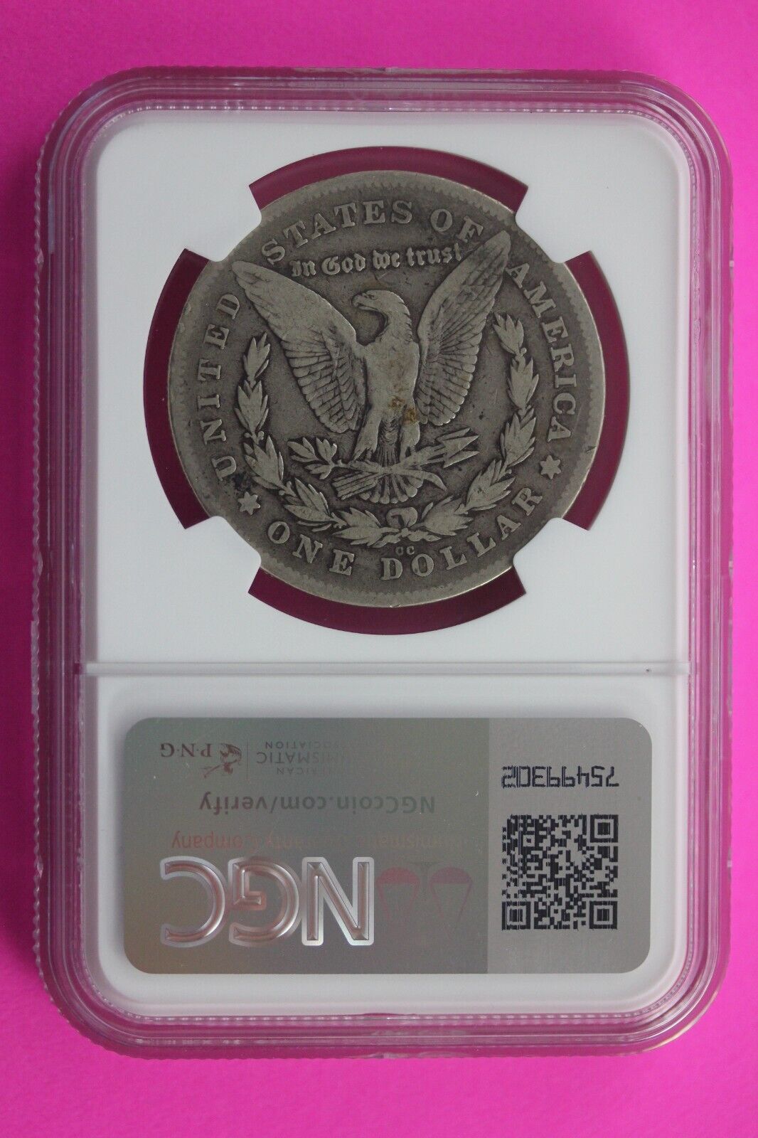 1878 CC VG 8 Liberty Morgan Silver Dollar NGC Certified Slab Free Shipping 673