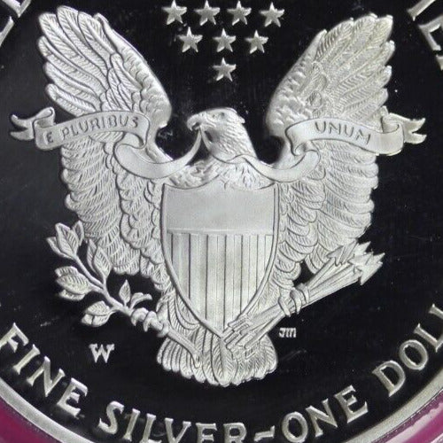 2005 W PR 69 Silver Eagle John Mercanti Signature PCGS Graded Certified Slab 442