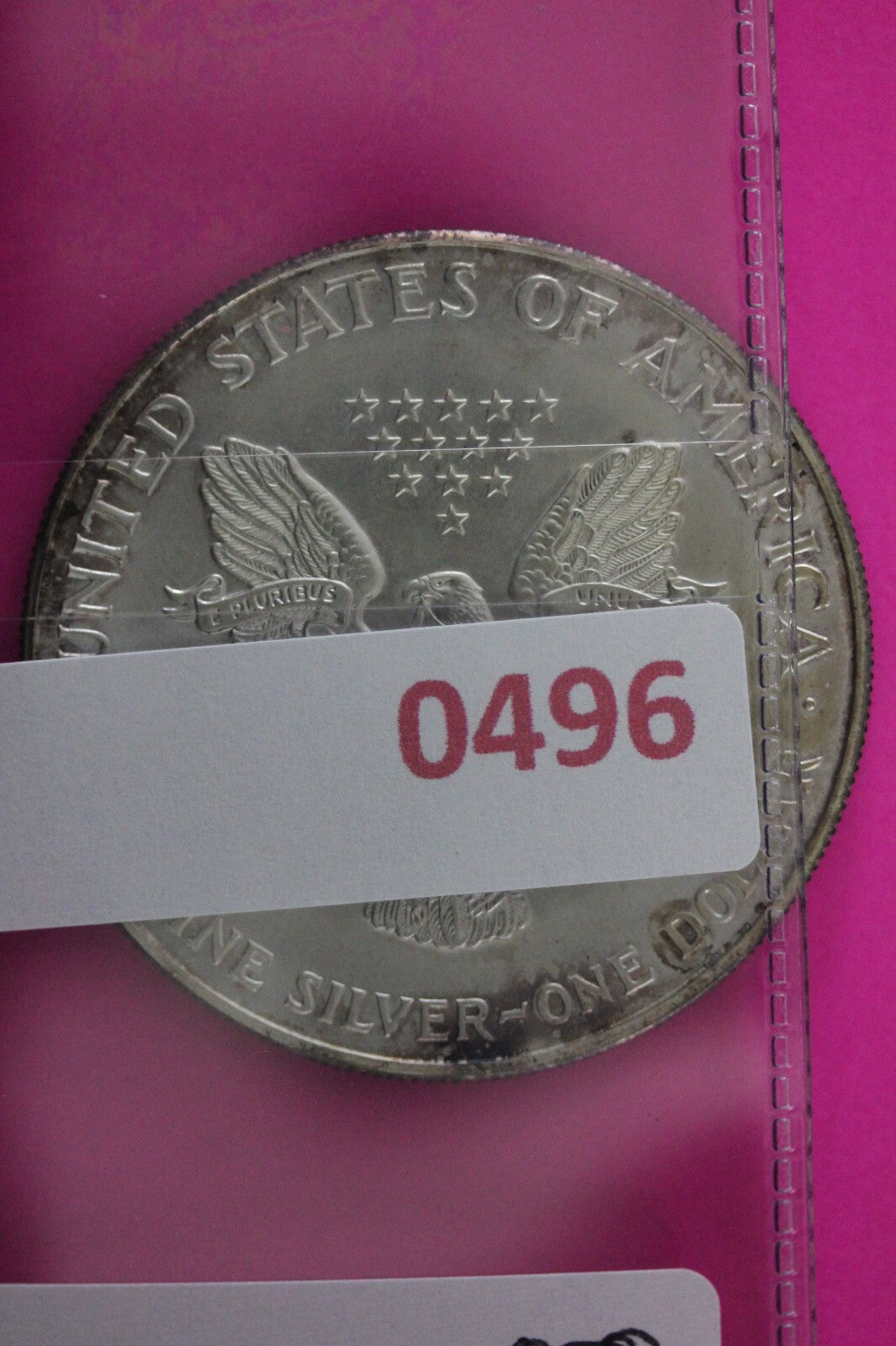 Colorized 2000 American Silver Eagle 1 Ounce .999 Fine Exact Coin Shown N0496