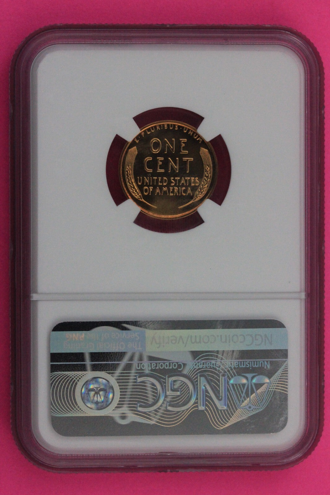 1958 PF 68 RD Lincoln Wheat Cent Penny NGC Certified Graded Authentic 57