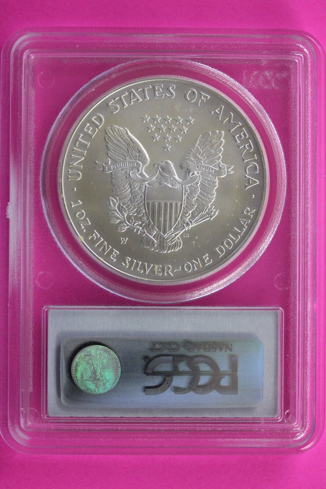 2006 W MS 69 Silver American Eagle PCGS Certified Certified Graded Slab 167