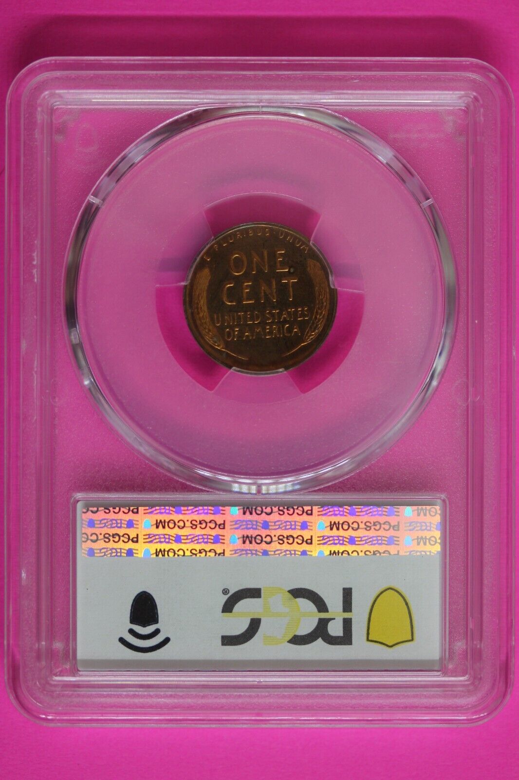 Rainbow Toned 1952 PR 65 RB Abraham Lincoln Wheat Cent PCGS Trueview OCE 614