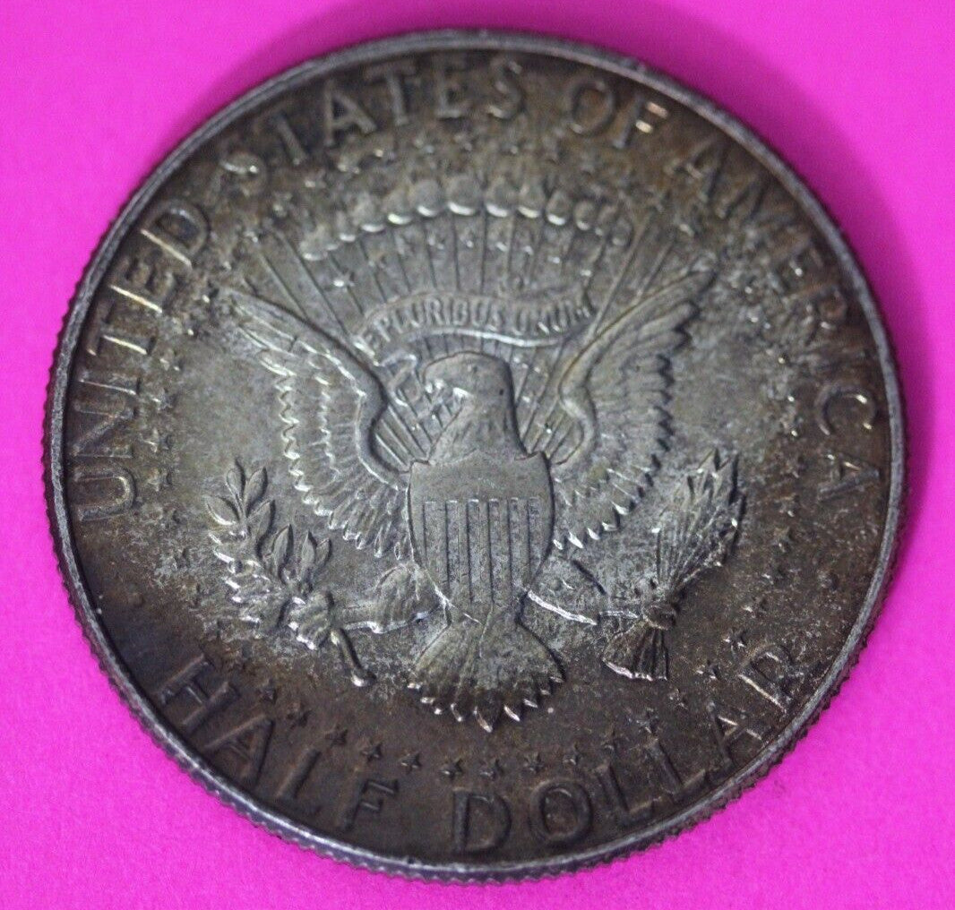 Nicely Toned 1964 P John F Kennedy Silver Half Dollar Exact Gem Coin Shown 12