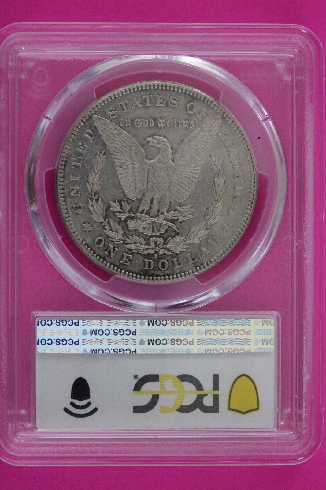 Toned 1878 S AU 58 Liberty Morgan Silver Dollar Coin PCGS Graded Certified 1088