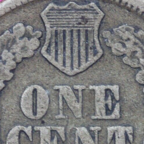 1863 Copper Nickel Indian Head Cent Penny Exact Early Type Coin Pictured 65