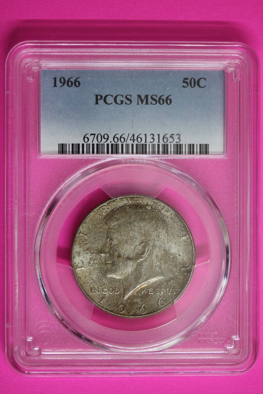 Trueview 1966 P MS 66 John Kennedy Half Dollar PCGS Certified Graded OCE 27