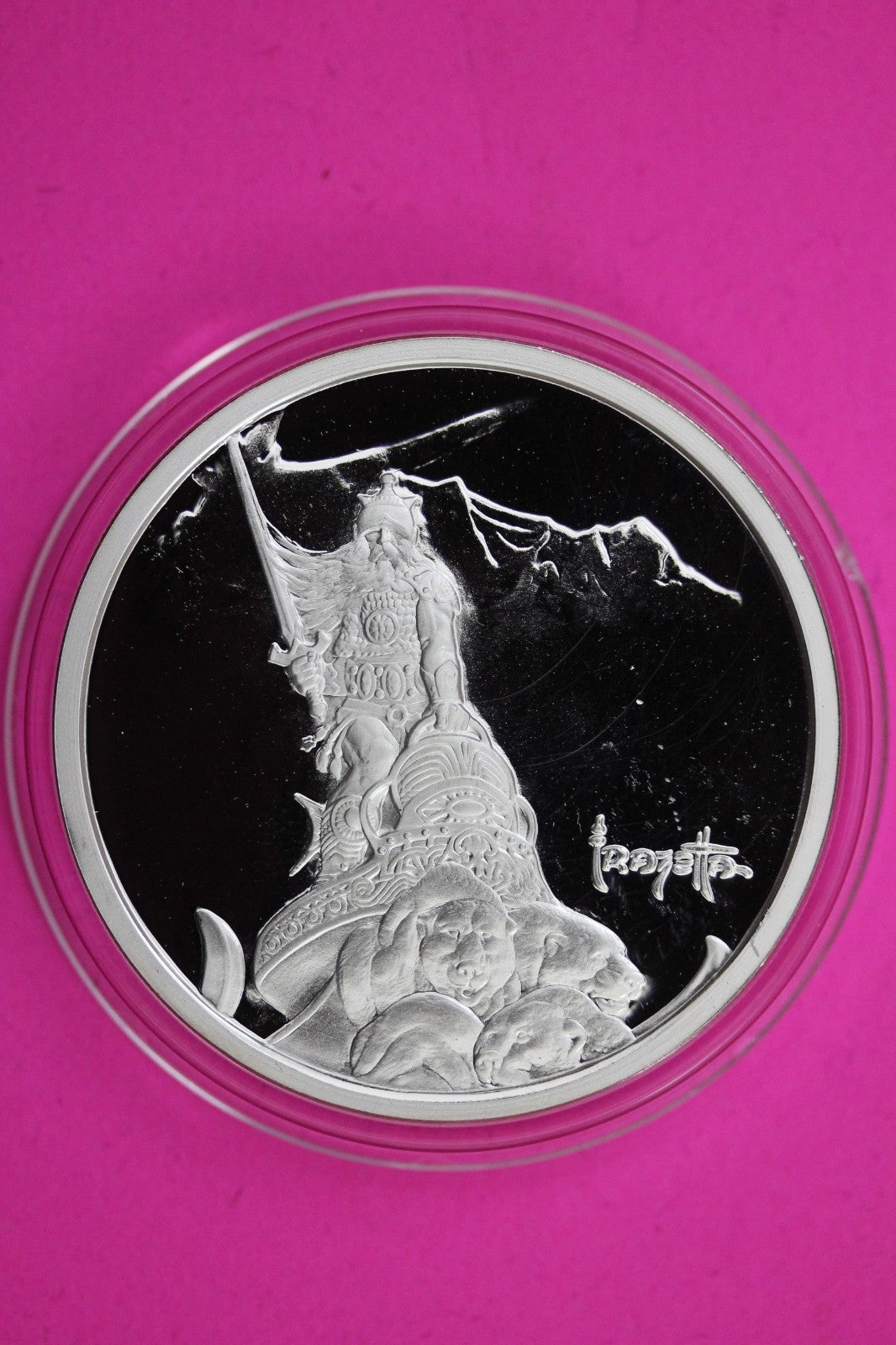 Frank Frazetta 1 OZ .999 Fine Silver Round Guaranteed Genuine Authentic C19