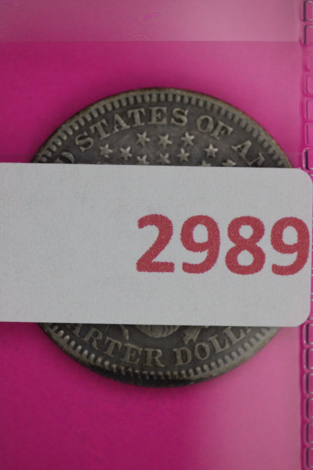 1909 P Barber Liberty Quarter Silver Guaranteed Authentic & Genuine Coin 2989