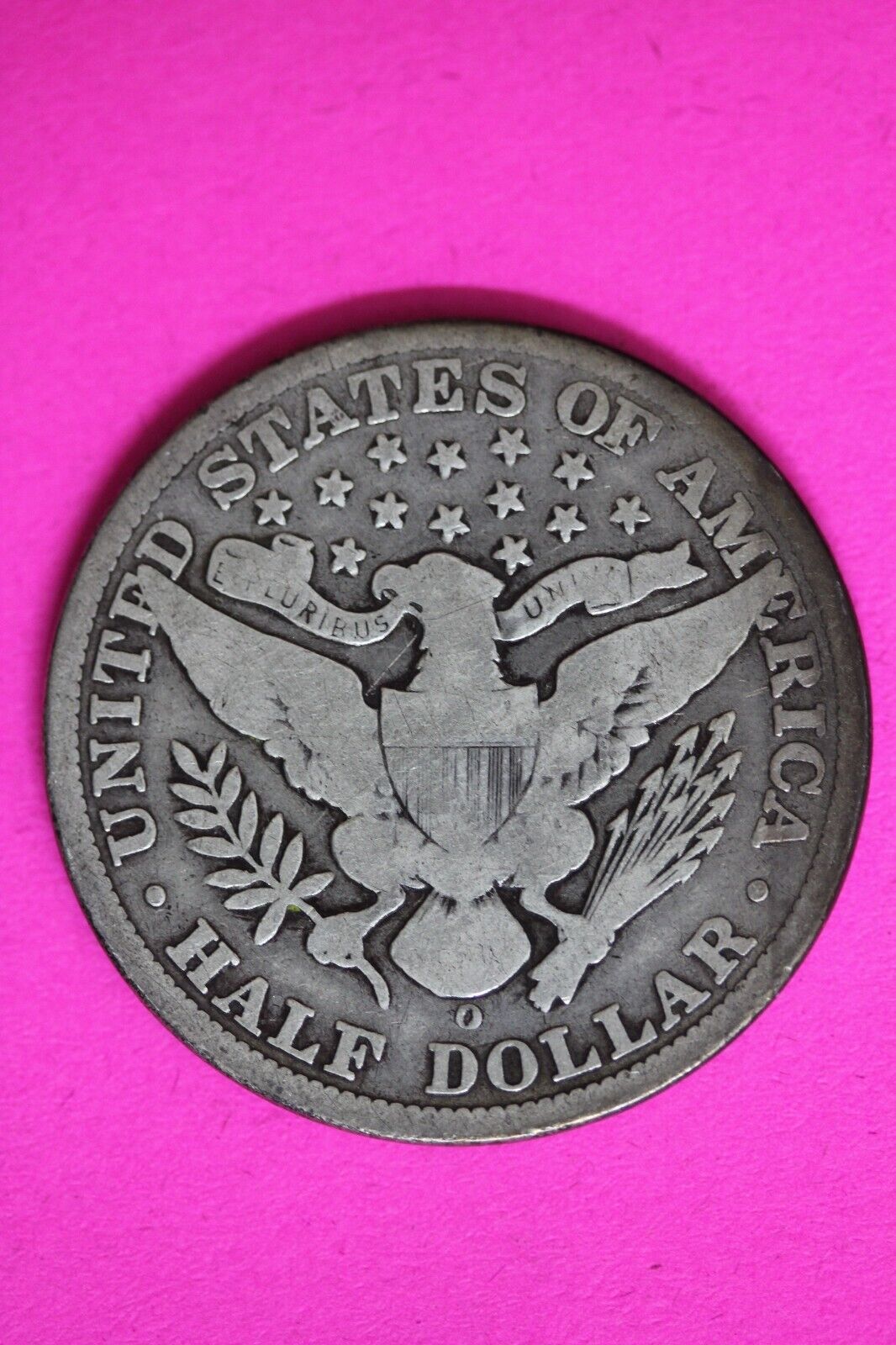 1907 O Barber Liberty Half Dollar Scarce Semi Key Date Coin New Orleans Mint 176
